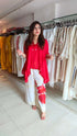 Rose Red Coord Set